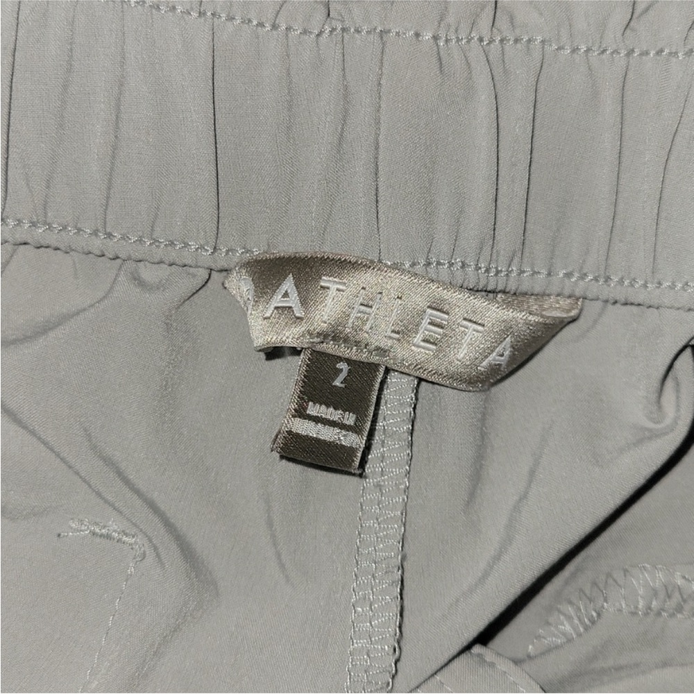 Athleta Gray Tie-Waist Pants - Picture 5 of 7